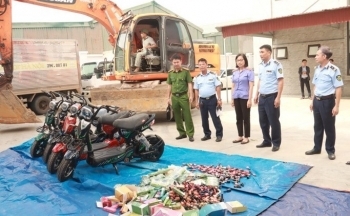 Thái Bình: Tiêu hủy trên 40.000 sản phẩm tang vật vi phạm, trị giá 237 triệu đồng
