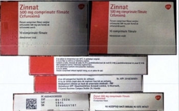 Thuốc Zinnat không rõ nguồn gốc xuất hiện trên thị trường