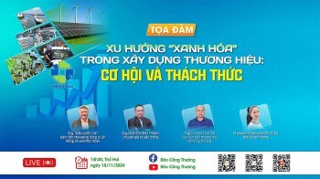 Tọa đàm ''Xu hướng 'xanh hoá' trong xây dựng thương hiệu: Cơ hội và thách thức'' diễn ra chiều 18/11