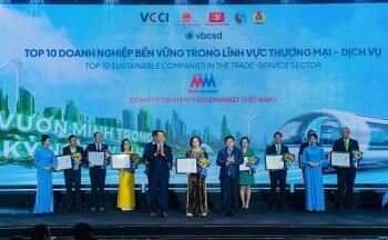 MM Mega Market Việt Nam được vinh danh Top 10 Doanh nghiệp bền vững lĩnh vực Thương mại – Dịch vụ