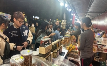 Festival nông sản, sản phẩm làng nghề Hà Nội: Mua sắm tưng bừng chào Xuân 2025