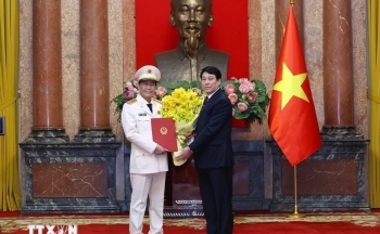 Thứ trưởng Bộ Công an Lê Quốc Hùng được thăng cấp bậc hàm Thượng tướng