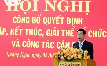 Tin nhân sự 4/2: Nhiều địa phương sắp xếp các ban Đảng