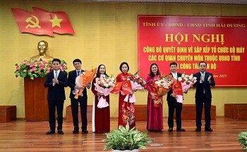 Hải Dương: Bổ nhiệm lãnh đạo 5 sở mới sau hợp nhất