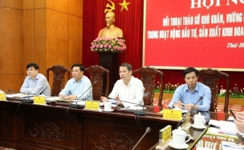 Chủ tịch tỉnh Thái Bình đối thoại, gỡ vướng cho doanh nghiệp