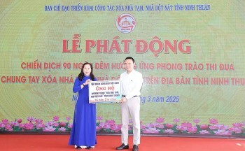 Petrolimex hỗ trợ Ninh Thuận 2 tỷ đồng xóa nhà tạm