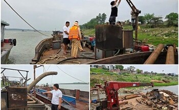 Hà Nội siết chặt phương tiện thủy khai thác cát trái phép