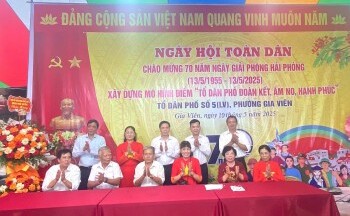 Hải Phòng: Ấm lòng ‘Bữa cơm đoàn kết’ mừng 70 năm giải phóng