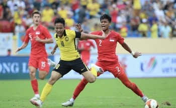 U23 Singapore - U23 Malaysia (2-2): Rượt đuổi kịch tính, U23 Singapore nhiều khả năng bị loại