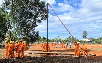 Gia Lai: Diễn tập phòng chống thiên tai, xử lý sự cố an toàn lưới điện