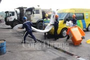 Công ty Tuyển than Hòn Gai diễn tập ứng phó sự cố tràn dầu