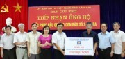 Petrolimex ủng hộ đồng bào bị thiệt hại do thiên tai