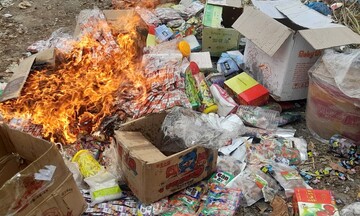 Thanh Hóa: Tiêu hủy hơn 2,3 nghìn sản phẩm nhập lậu