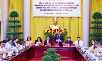 Công bố Lệnh của Chủ tịch nước về Hiến pháp sửa đổi, bổ sung 