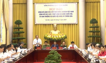 Công bố lệnh của Chủ tịch nước về các luật và pháp lệnh