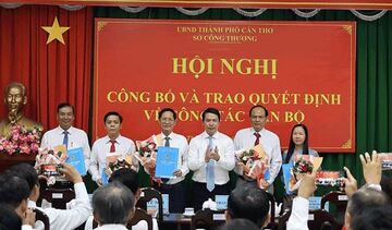 Sở Công Thương TP. Cần Thơ kiện toàn nhân sự sau sáp nhập