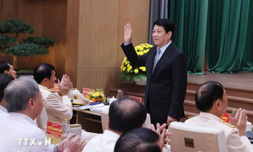 Chủ tịch nước Lương Cường dự hội nghị sơ kết 6 tháng đầu năm của Bộ Công an