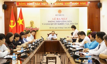 Bộ Nội vụ củng cố đầu mối tiếp nhận và xử lý kiến nghị của người dân