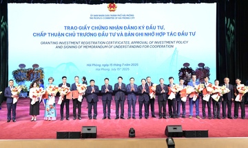 Hải Phòng: 39 dự án và bản ghi nhớ hợp tác đầu tư được trao là lĩnh vực gì?