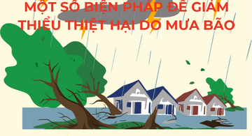 Infographic | Một số biện pháp giảm thiểu thiệt hại do mưa bão gây ra