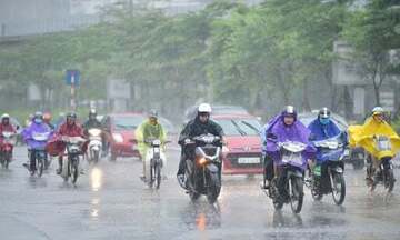 Thời tiết hôm nay 1/8/2025: Bắc Bộ có mưa vừa và mưa to