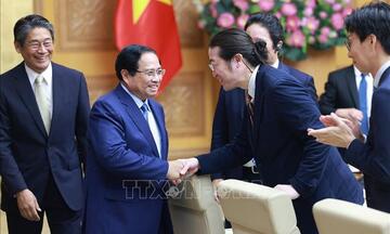 Thủ tướng Phạm Minh Chính chủ trì tọa đàm với doanh nghiệp Nhật Bản