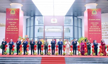 Tổng Bí thư Tô Lâm dự lễ khánh thành công trình trụ sở Bộ Công an
