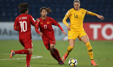 Lịch thi đấu bóng đá ngày 16/8: Đội tuyển nữ Việt Nam và Australia