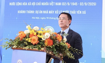 Khánh thành nhà máy xử lý nước thải lớn nhất Hà Nội 