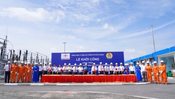 EVNHCMC khởi công nhiều công trình chào mừng 80 năm Quốc khánh 2/9