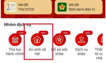 Người dân có thể nhận tiền an sinh xã hội qua VNeID tại 18 ngân hàng