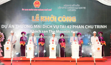 Thành phố Huế: Khởi công dự án tổ hợp siêu thị, khách sạn