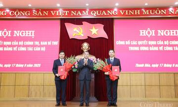 Bộ Chính trị điều động, chỉ định 2 Phó Bí thư Tỉnh ủy Thanh Hóa