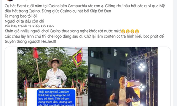Từng  biểu diễn show do ‘nhà cái’ tài trợ: Ca sĩ Duy Mạnh ngây thơ hay cố tình không hiểu luật?