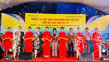 Khai mạc triển lãm sản phẩm OCOP đặc trưng tiêu biểu tỉnh Gia Lai