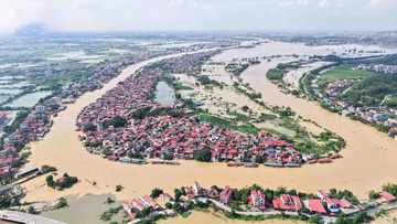 Cảnh báo lũ đặc biệt lớn, nguy cơ ngập diện rộng miền Bắc