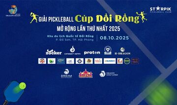 Giải Pickleball Đồi Rồng mở rộng 2025 quy tụ hàng trăm vận động viên 