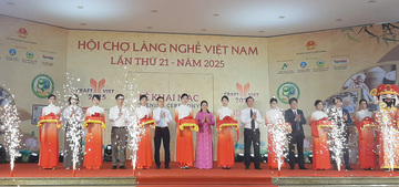 Khai mạc Hội chợ Làng nghề Việt Nam lần thứ 21 - năm 2025