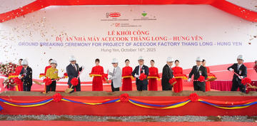 Acecook Việt Nam khởi công Nhà máy Thăng Long – Bước tiến mới trong hành trình vươn tầm thế giới.