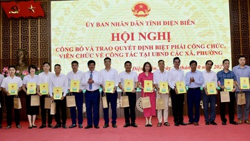 Điện Biên biệt phái 97 cán bộ tăng cường cho xã, phường