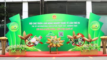 Không gian đa sắc tại Hội chợ Triển lãm nông nghiệp quốc tế lần thứ 25