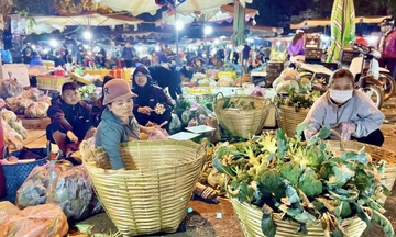 Gia Lai: Giá rau, củ tại các chợ dân sinh tăng sau bão