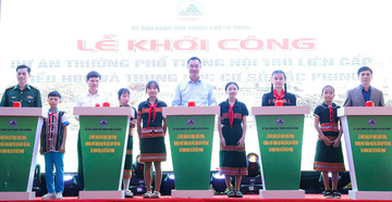 Đà Nẵng: Khởi công 5 trường phổ thông nội trú biên giới, miền núi