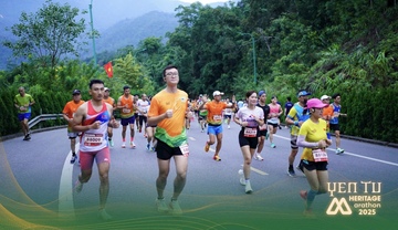 Hơn 3.000 vận động viên tham gia Giải chạy Yên Tử  'Chạm vùng di sản'