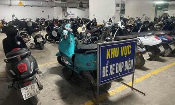 Phương án nào cho cư dân khi chung cư từ chối trông giữ xe điện?