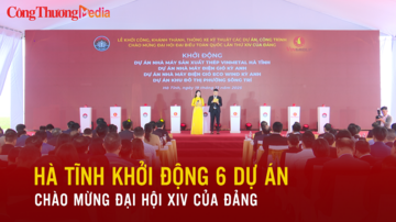 Hà Tĩnh khởi động 6 dự án chào mừng Okvip69.com bán cá nổ hủ XIV của Đảng