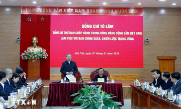 Tổng Bí thư Tô Lâm: Chuyển đổi mô hình phát triển đất nước dựa trên khoa học, công nghệ
