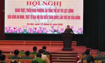Hà Nội triển khai phương án bảo đảm an ninh Đại hội XIV của Đảng