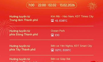 Chi tiết 6 tuyến xe buýt đến Hội chợ Mùa Xuân