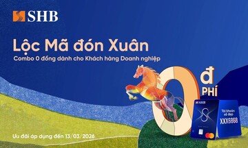 'Lộc mã đón xuân, Combo 0 đồng' – Giải pháp cho doanh nghiệp từ SHB